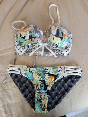 Maaji Multi-color Bikini Set, Size L